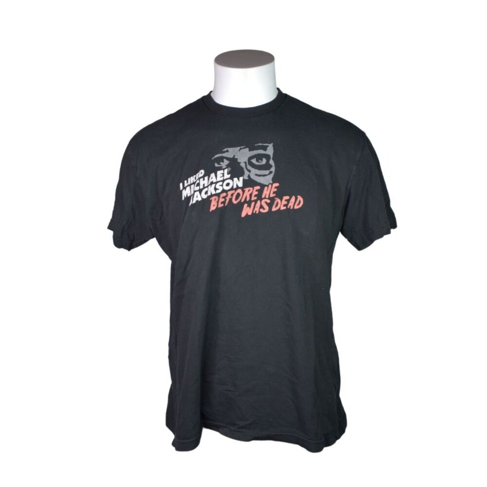 Michael Jackson Short Sleeve Tee Black Unisex Large?